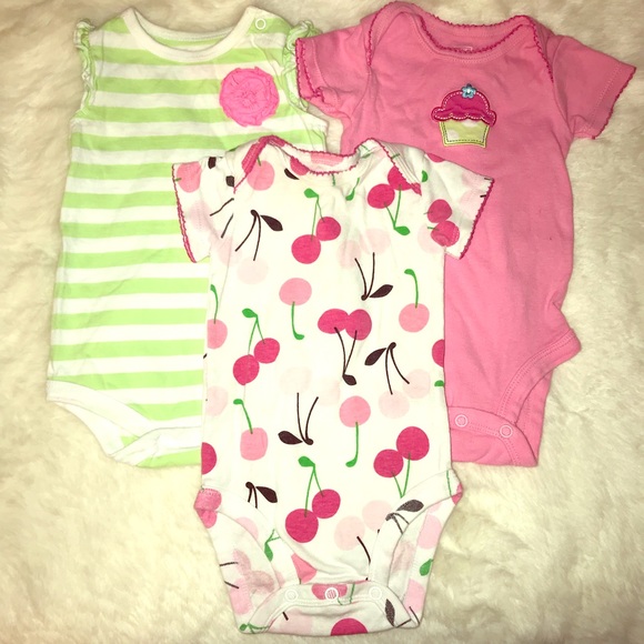 Circo Infant Bodysuits 3 PACK Size 0-3M NWT
